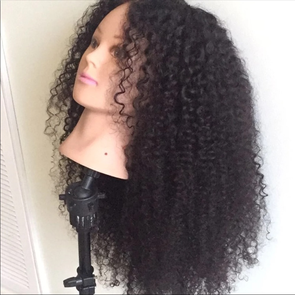 22inch Mongolian curly hair.